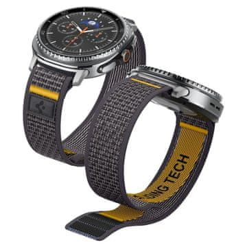 slomart Pašček Spigen Athlex Air za Samsung Galaxy Watch 40 / 44 / 46 mm - siv