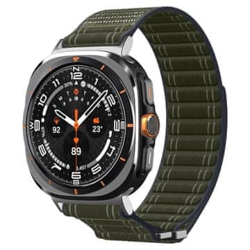 slomart Pašček Spigen WBF0 za Samsung Galaxy Watch Ultra 47 mm - zelen