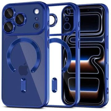 slomart Etui Tech-Protect MagFlex MagSafe za iPhone 17 Pro - prosojno-temno modro