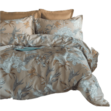Issimo Posteljnina iz bombažnega satena BOTANIST 140x200/70x90