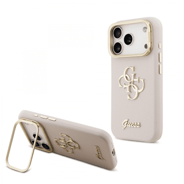 Guess Cam Stand GUHCP17XPCS4GSP ovitek za iPhone 17 Pro Max s stojalom - roza