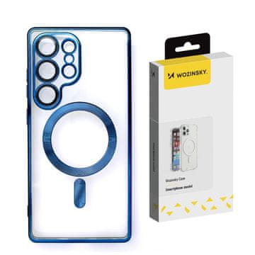 WOZINSKY Ohišje Wozinsky Electroplated Case z Magsafe za Samsung Galaxy S25+ - modro