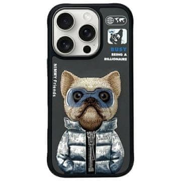 slomart Etui Nimmy Cool&Cute 2.0 Dog za iPhone 16 Pro - črno