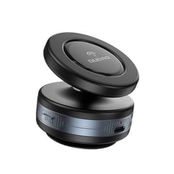 DUDAO Avtomobilski nosilec Dudao F24MAX z brezžičnim polnilnikom 15W, združljiv z MagSafe, z avtomatskim priseskom - črn