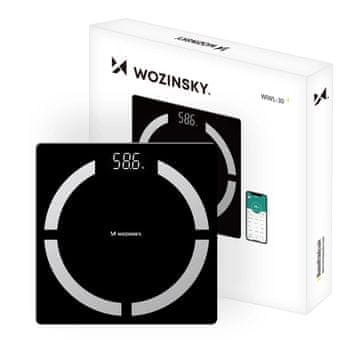 WOZINSKY Kopalniška tehtnica Wozinsky WIWL-30 pametna Bluetooth - črna
