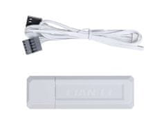 Lian Li Uni Fan CL Wireless ventilator za ohišje, PWM 120mm, 3 Pack+kontroler, ARGB, bel (12RCL1W3W)