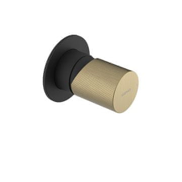 SAPHO ULTRATAP Podometna Tuš Armatura, 1 izhod, Mat Črna/Zlata