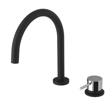 SAPHO ULTRAMIX Dvouprvkovna Črna Mat/Chrom Kakovostna Kopalniška Pipa