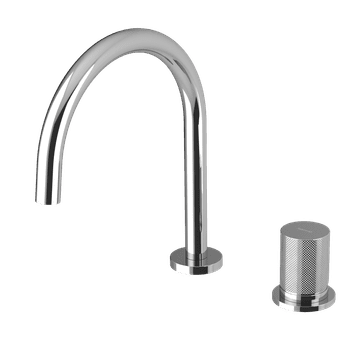 SAPHO ULTRATAP dvojna akromatska stoječa kopalniška pipa, kromirana eleganca