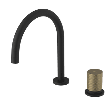 SAPHO ULTRATAP Črna/Zlata Stojanovna Umivalniška Armatura