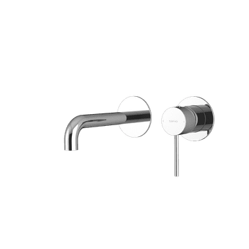 SAPHO ULTRASAN Eleganten Stenski Umivalniški Set Krom, 20cm Hubica