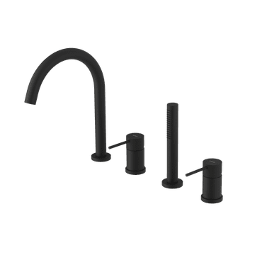 SAPHO ULTRASAN Črna Mat Štirielementna Baterija za Vano