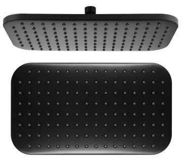 AQUALINE Črna Mat Sintrana Glazirana Ploščica GRANITO FORTE TIKAS 30,5x61,3 cm - Talna/Stenska Obloga