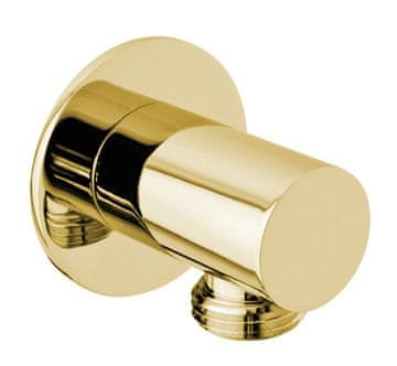 SAPHO Zlata okrogla prha s tanko ploščo - ISVEA Infinity