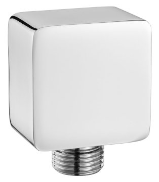 AQUALINE Chromirana Stenska Kvadratna Izpušna Sprha, 48x48 mm, AQUALINE