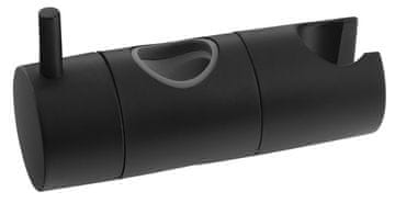 SAPHO Nosilec za tuš drog, 23 mm, mat črna, ABS