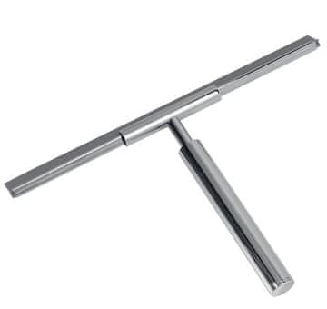 Gedy Elegantna Chrom Stenska Stěrka za Tuširanje - Medenina, Črna 260x175x25mm