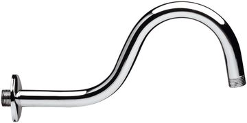 SAPHO Kromirano okroglo prho S-oblike, 300mm