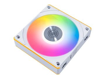 Lian Li Uni Fan CL Wireless ventilator za ohišje, PWM 120mm, ARGB, bel (12RCL1W1W)