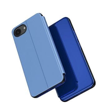 slomart Etui Clear View Case za iPhone 16e ovitek z oknom - modra