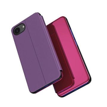 slomart Etui Clear View Case za iPhone 16e ovitek z ohišjem - roza