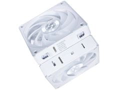 Lian Li UNI FAN CL Wireless ventilator za ohišje, PWM 120mm, 3 Pack + kontroler, ARGB, bel (12CL1W3W)