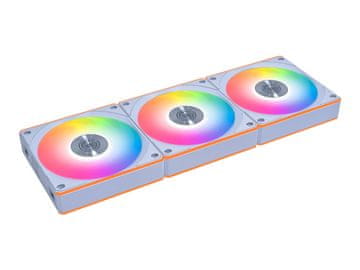 Lian Li UNI FAN CL Wireless ventilator za ohišje, PWM 120mm, 3 Pack + kontroler, ARGB, bel (12CL1W3W)