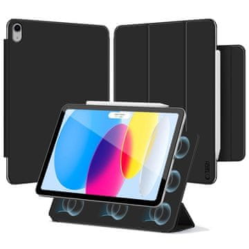 slomart Etui Tech-Protect Smartcase Magnetic za iPad 10.9” 2022 / iPad 11” 2025 - črno