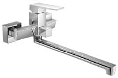 AQUALINE RITMO Stenska Umivalniška/Kopalniška Armatura, Kromirana