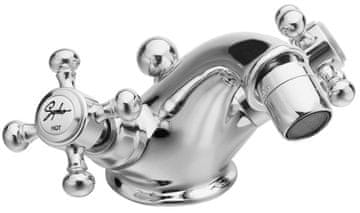 SAPHO Retro Kromirana Stojanovska Bidet Armatura z Izpustjo ANTEA