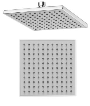AQUALINE Kromirana stropna tuš glava, 200x200mm, ABS material