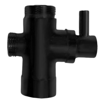 AQUALINE FIGO Črni Mat Dozirnik Mila z Dimljenim Steklom, 300 ml