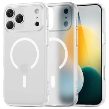 slomart Etui Tech-Protect MagSlim MagSafe za iPhone 17 Pro Max - bela mat