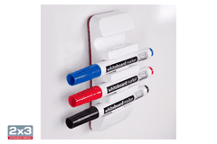 2x3 magnetno STOJALO Ergo z markerji za bele magnetne table AS128X