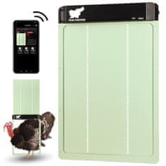 RUN-CHICKEN RUN–CHICKEN Avtomatska vrata za kokošnjak – GIANT MINT ( z Bluetooth)