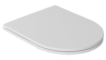 ISVEA BRUCKNER SLIM WC sedátko, Soft Close, bele barve, enostavno snemanje