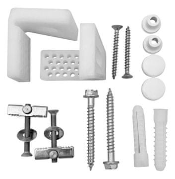 ISVEA AQUALINE Montažni Set za WC in Urinale, Beli