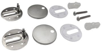 SAPHO Komplet 2 visokokakovostnih WC držal SAPHO za enostavno namestitev