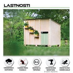 RUN-CHICKEN RUN–CHICKEN Avtomatska vrata za kokošnjak – GIANT MINT ( z Bluetooth)