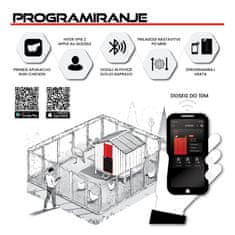 RUN-CHICKEN RUN–CHICKEN Avtomatska vrata za kokošnjak – GIANT RDEČA ( z Bluetooth)