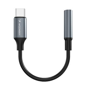slomart Adapter Wozinsky WACM-01 USB-C - mini jack 3,5mm - črn