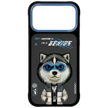 slomart Etui Nimmy Cool&Cute 2.0 Wolf za iPhone 17 Pro Max - črno