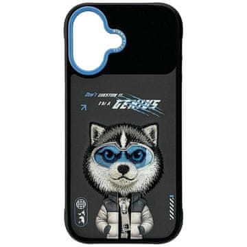 slomart Etui Nimmy Cool&Cute 2.0 Wolf za iPhone 17 - črno