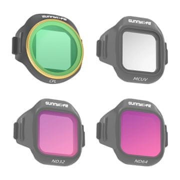 Sunnylife Set of 4 MCUV + CPL + ND32 + ND64 filters for MINI 5 Pro