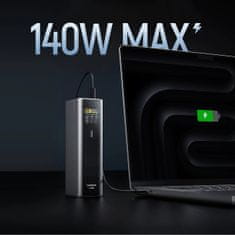 slomart Powerbank Cuktech CKPB200UGLGR 210W 20000mAh 2 x USB-C 1 x USB-A - siv