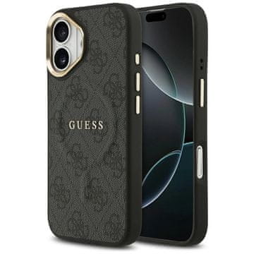 slomart Etui Guess 4G PU Classic Logo MagSafe za iPhone 17 - črno