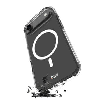 slomart Etui Puro Impact Clear D3O TPU+PC kompatibilno z MagSafe za iPhone 17 Air - prozorno