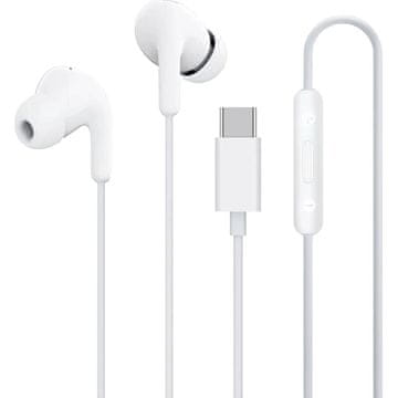 slomart Žične slušalke Xiaomi BHR8931GL, ušesne, USB-C s pilotom - bele