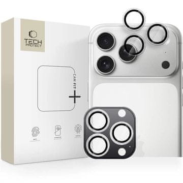 slomart Zaščita kamere Tech-Protect Camring Fit+ za iPhone 14 Pro / Max / 15 Pro / Max / 16 Pro / Max / 17 Pro / Max - prozorna