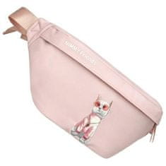 slomart Torba za čez ramo Nimmy Crossbody Glasses Cool Cat - roza